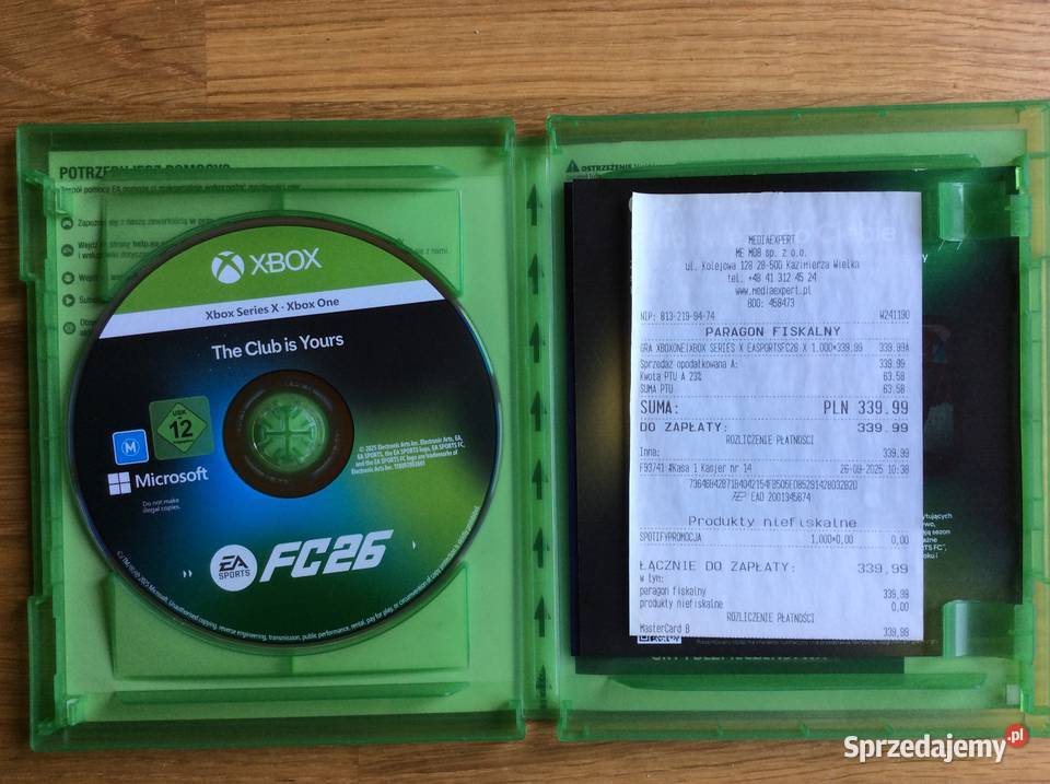 EA Sports FC 26 Xbox One małopolskie Wola Przemykowska
