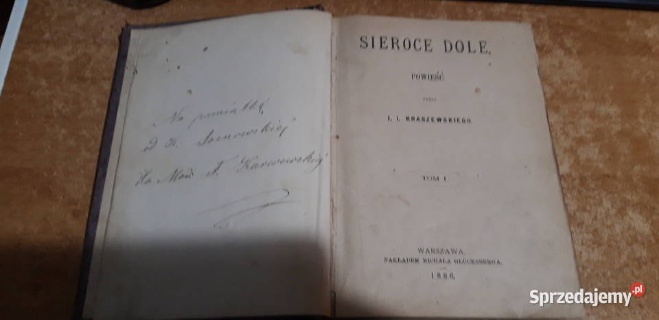 Sieroce Dole T13Kraszewski Warszawa 1886 wyd2 Iwno
