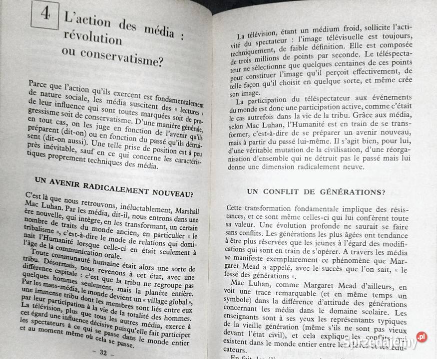 Vers la dictature des media par Louis Porcher Rok wydania 1980 Chełm