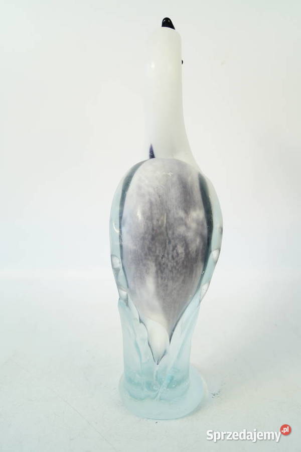 Figura szklana Murano style CZAPLA Gizałki