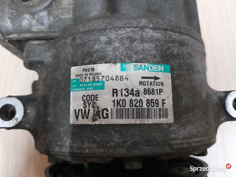 Sprężarka klimatyzacji 1K0820859F Volkswagen