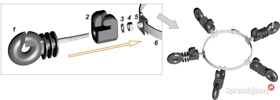 Zestaw rynnowy kuny PASTUCH elektryczny przeciw Cieśle sprzedam