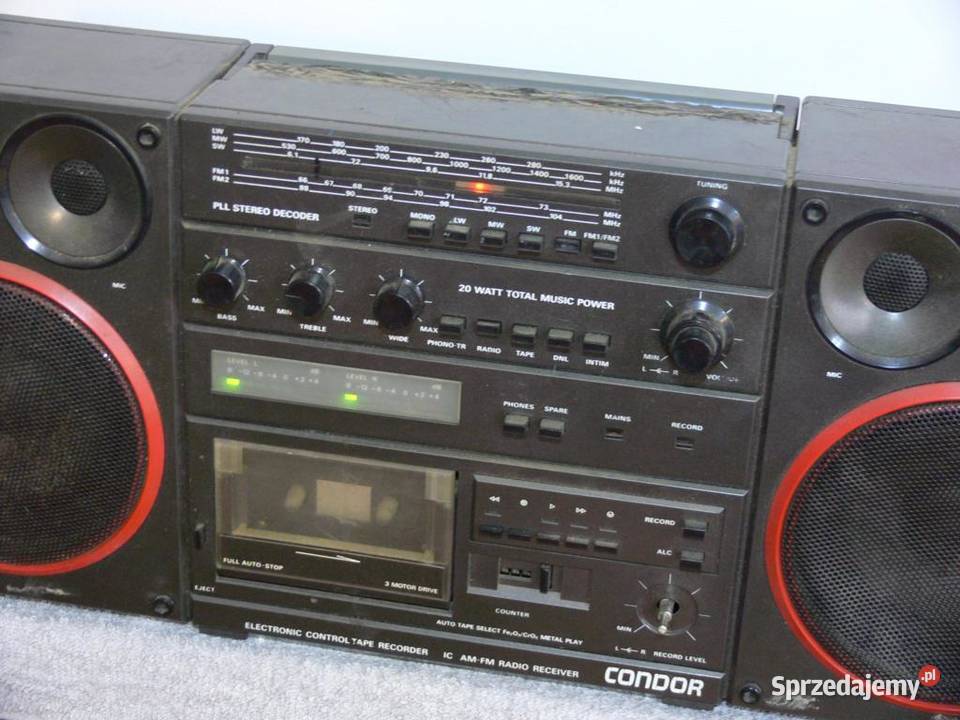 Radio Magnetofon Condor Unitra WYSYŁKA Jasło