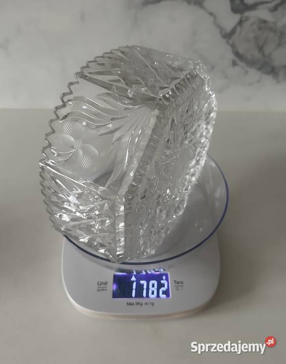 Salatera misa kryształ z lat 50tych Łódź