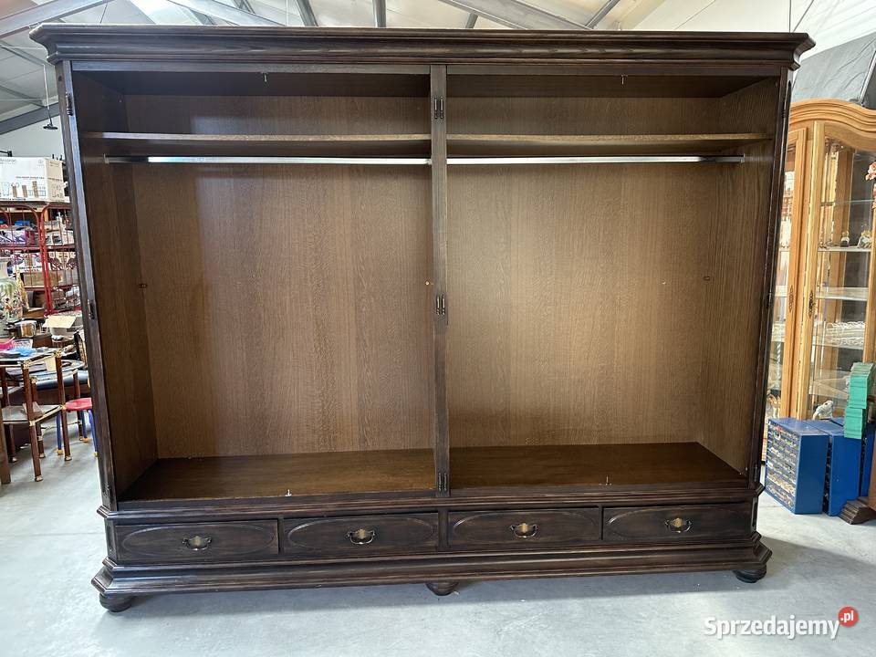 Masywna dębowa sypialnia łóżko 160 szafki komoda Sławoszewek sprzedam