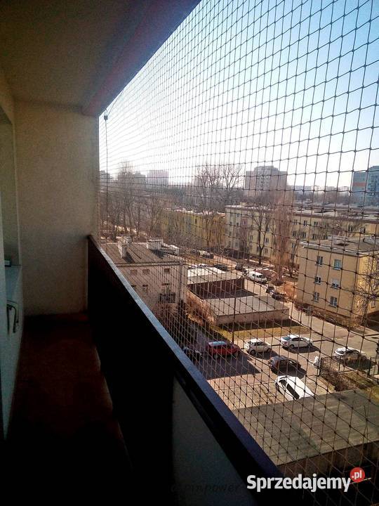 Montaż siatki zabezpieczającej na balkon Warszawa usługi dla zwierząt
