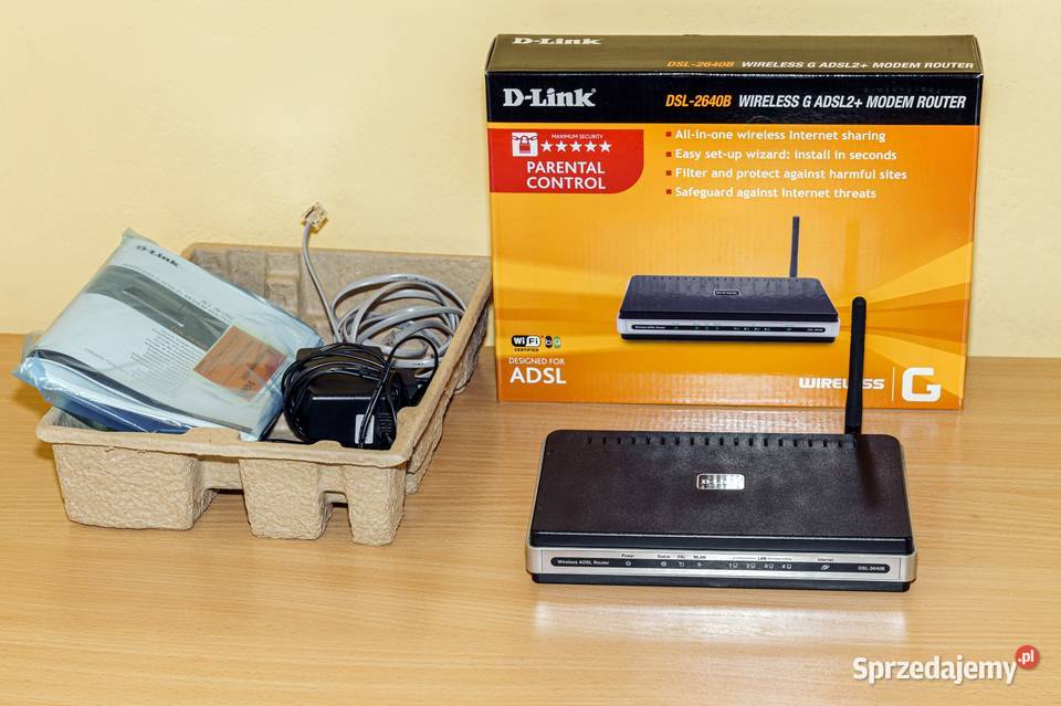 Router DLink DSL2640B warmińsko-mazurskie Lidzbark