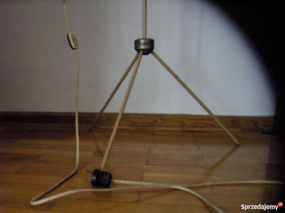 Lampa PRL podłogowa proj AGałecki oryginał lata Oświetlenie mazowieckie Warszawa