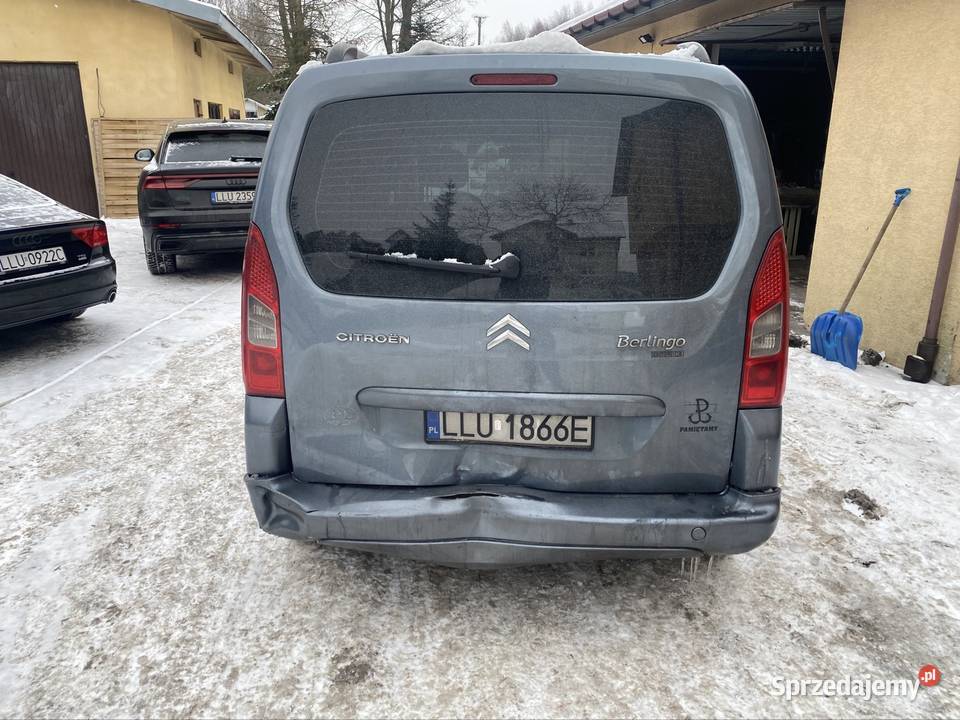 Citroen berlingo uszkodzony lubelskie Łuków