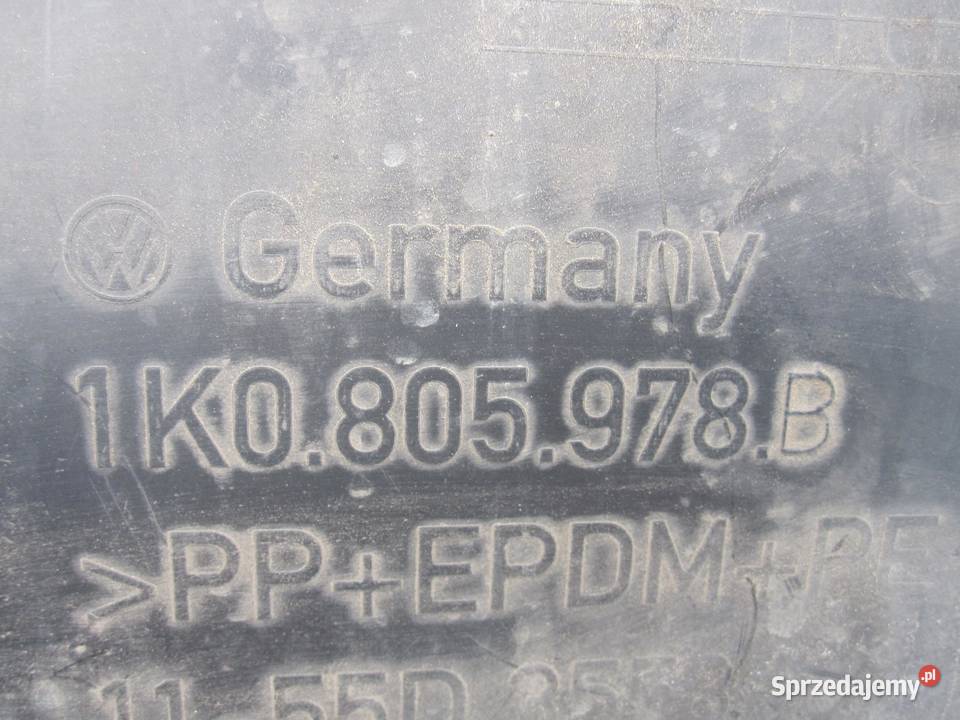 VW GOLF V 04r nadkole prawe przód 1K0805978B Karoseria