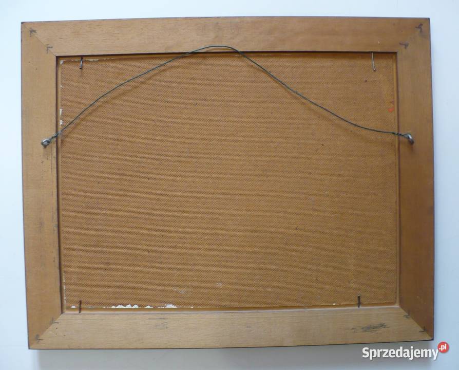 Obraz olejny Pejzaż zimowy Białystok sprzedam