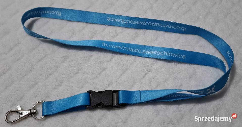 Smyczka 54 15 niebieska z odpinaną klamrą Pozostałe Czeladź