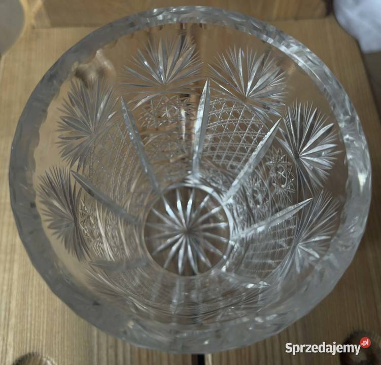 Kryształowy Wazon Duży Polska PRL Pozostałe Bukowina Tatrzańska