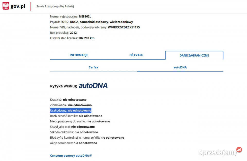 Ford Kuga 20 Diesel 4x4 Zarejestrowany kamera cofania Elbląg