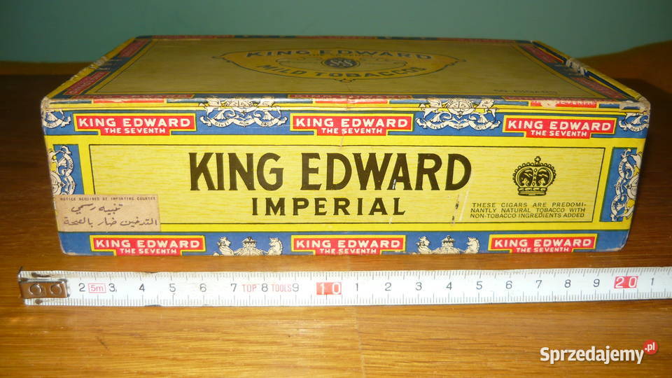 Pudełko cygarach King Edward Imperial Pozostałe podlaskie Sokółka