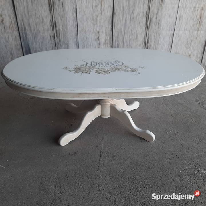 Stolik ława stylowy kawowy okolicznościowy biały Stoliki kawowe i ławy sprzedam