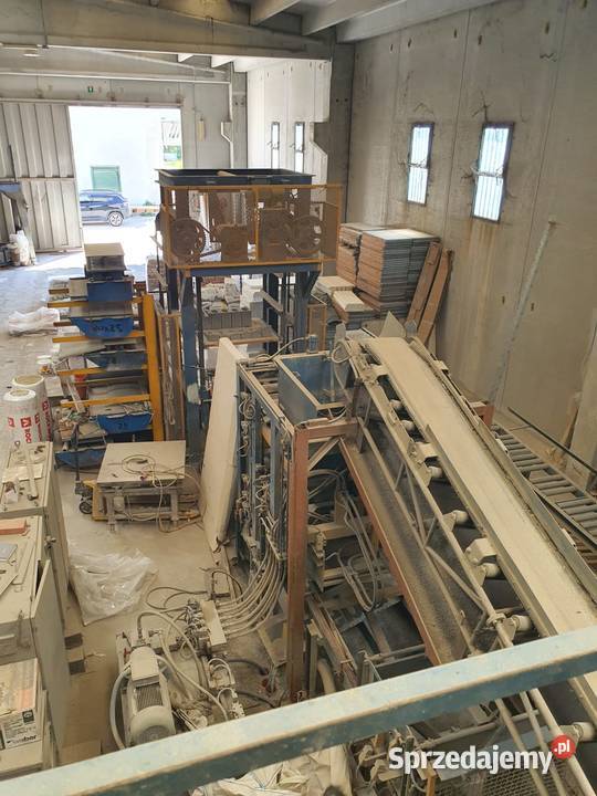 Linia do produkcji prefabrykatów śląskie Katowice sprzedam
