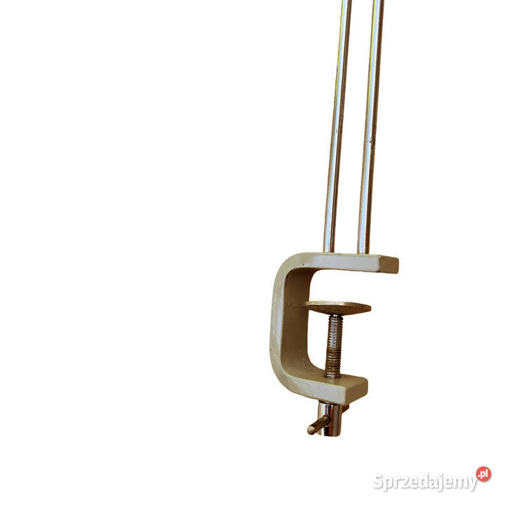 Szara lampa biurkowa proj J Hurka Lidokov