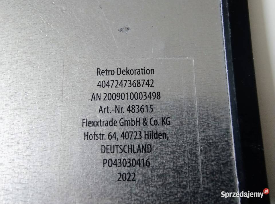Kolekcjonerskie tablice metalowe śląskie Żory