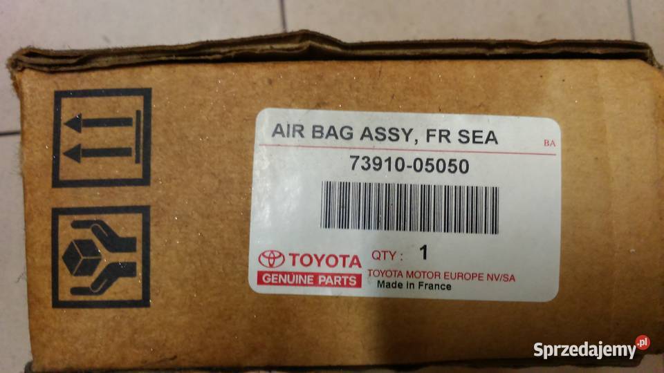 poduszka powietrzna boczna Toyota Auris Części samochodowe