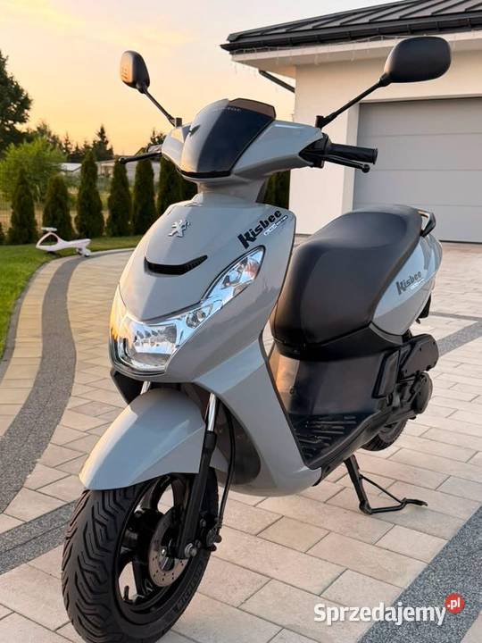 Skuter Peugeot Kisbee 2017r 50cc 2t BLACK mazowieckie Siedlce