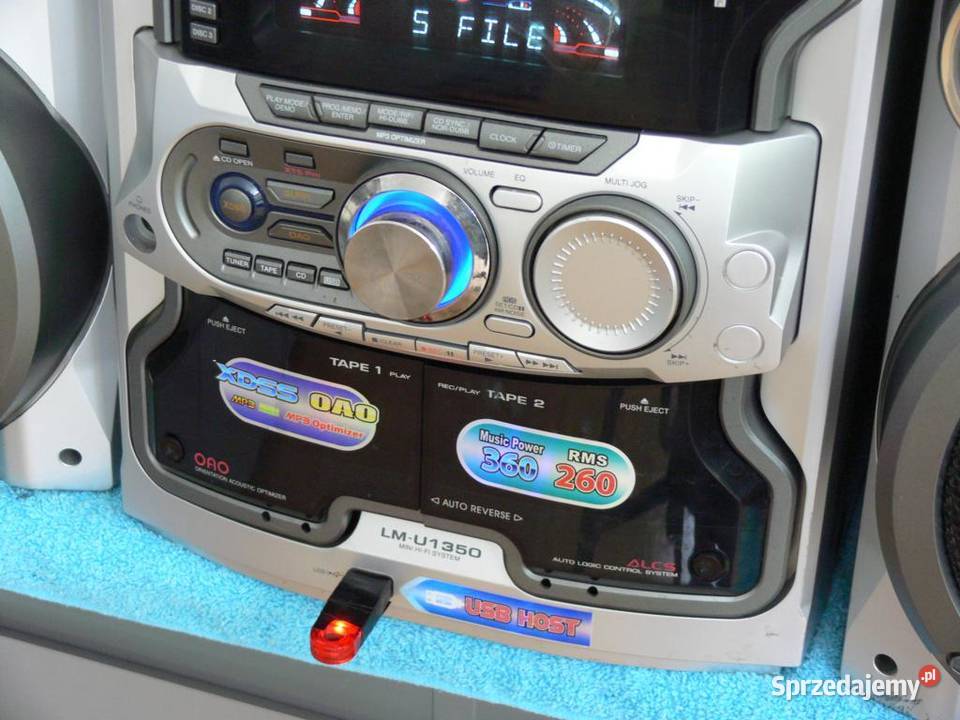 Wieża LG z kol USB mp3 RDS 360 wat sprawna Jasło