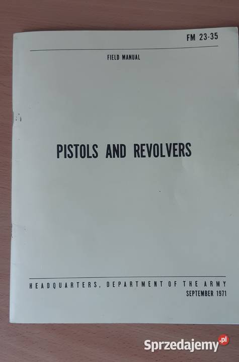 Oryginalana FM 2335 Pistols and Revolvers z 1986 Antykwariat