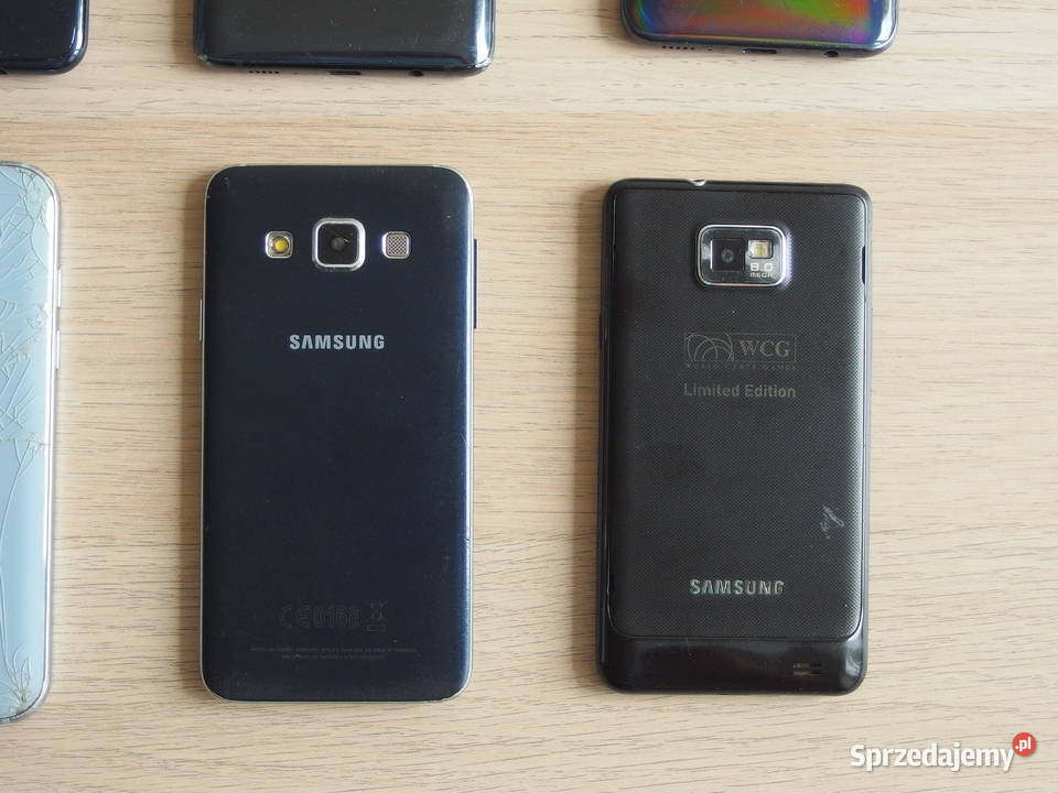 9 uszkodzone smartfony SAMSUNG na części Żory