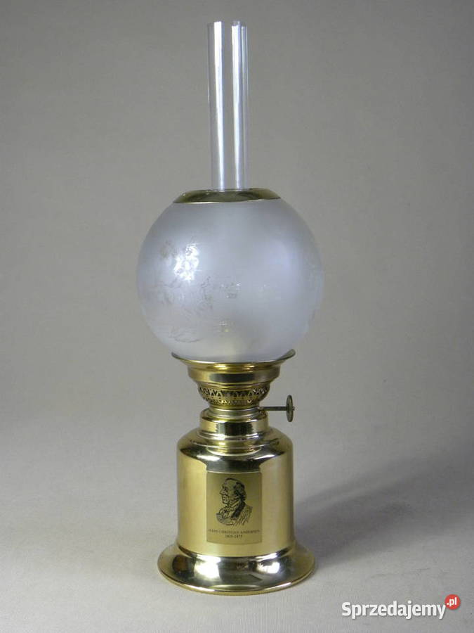 Duńska mosiężna okrętowa lampa naftowa Harnisch Antyki, Sztuka, Kolekcje Legnica