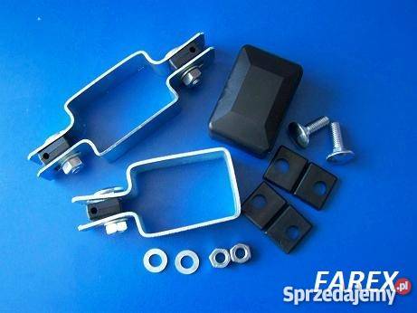 Obejmy do paneli ogrodzeniowych 60x40 słupki