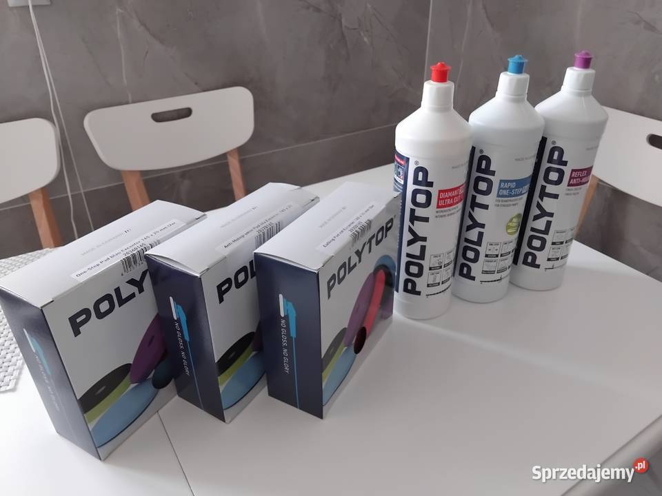Polytop Detailing Mega zestaw 3 Pasty polerskie Chemia blacharsko-lakiernicza Ostroróg sprzedam