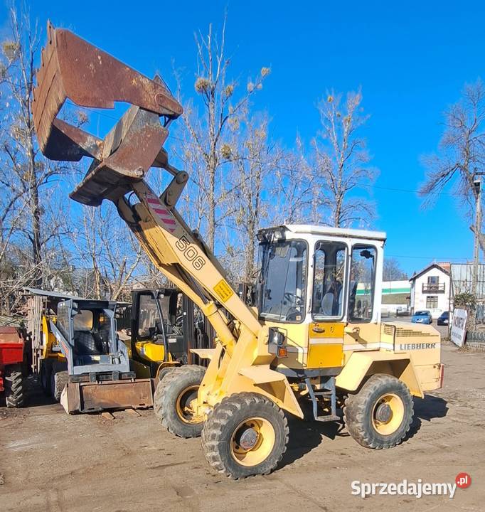 Ladowarka liebherr l506 95 szczęka sprawny VAT marża Mielec