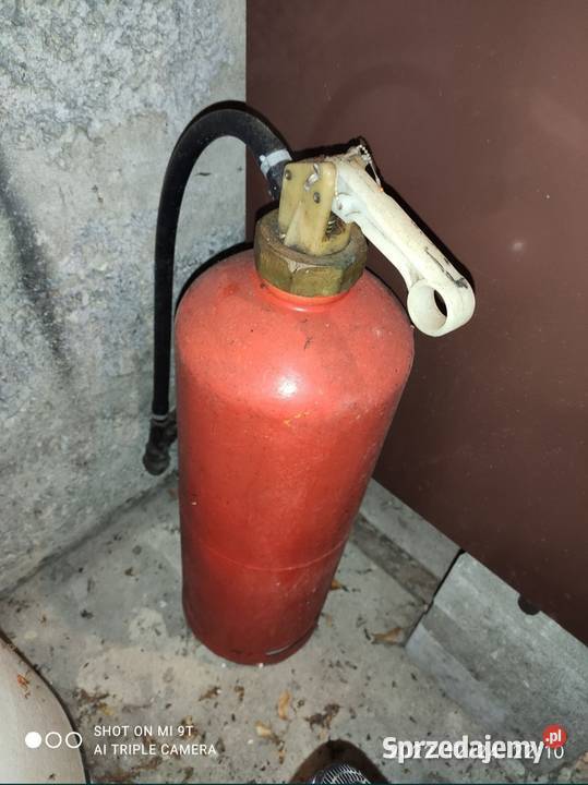 Gaśnica przeciwpożarowa duża warsztatowa garaż