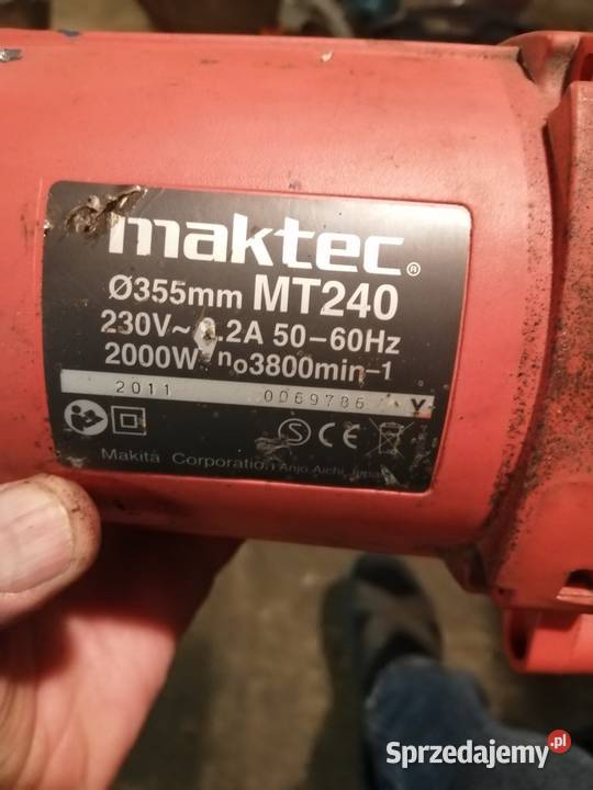Wirnik przecinarki Maktec MT240 łódzkie