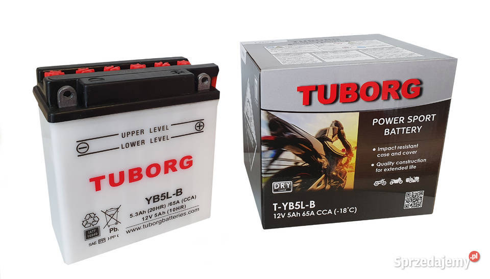 Akumulator Tuborg YB5LB 12V 53Ah 65A P wielkopolskie Luboń