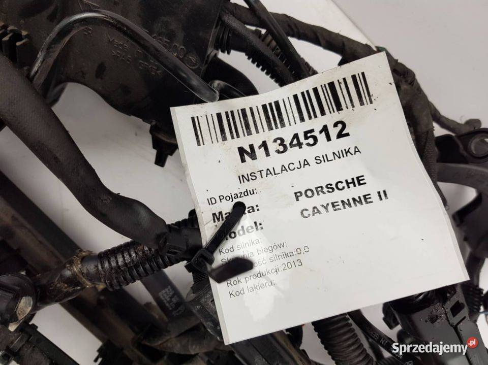 INSTALACJA SILNIKA 94860700857 CAYENNE II TURBO osobowe Pozostałe