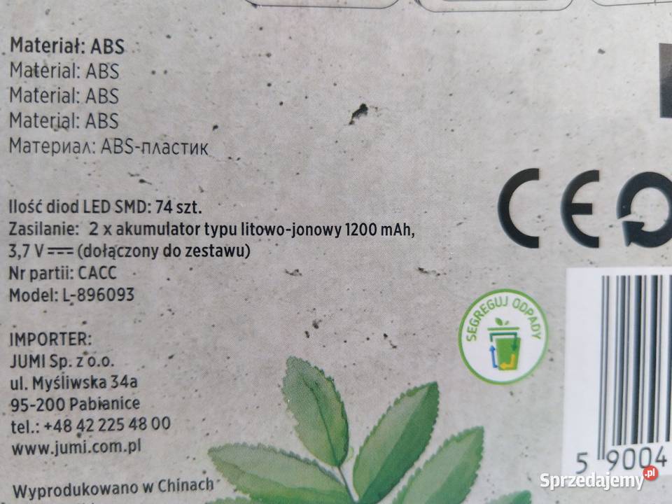 NAJTANIEJ Naświetlacz Solarny z Czujnikiem Ruchu śląskie