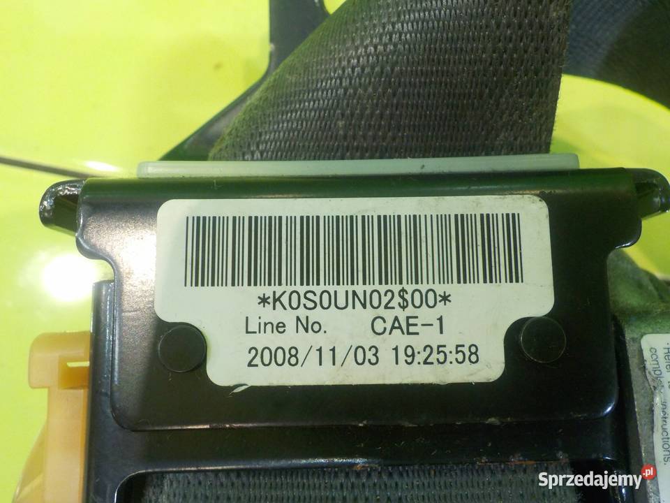 HONDA ACCORD VIII 09r pas bezpieczenstwa lewy Suków