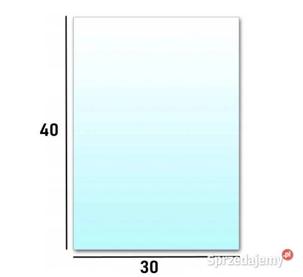 SZYBA OCHRONNA HARTOWANA 40X30 PRZED POD KOMINEK Skawina