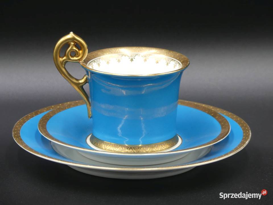 Zjawiskowe trio Miśnia Meissen Carl Teichert Poznań sprzedam