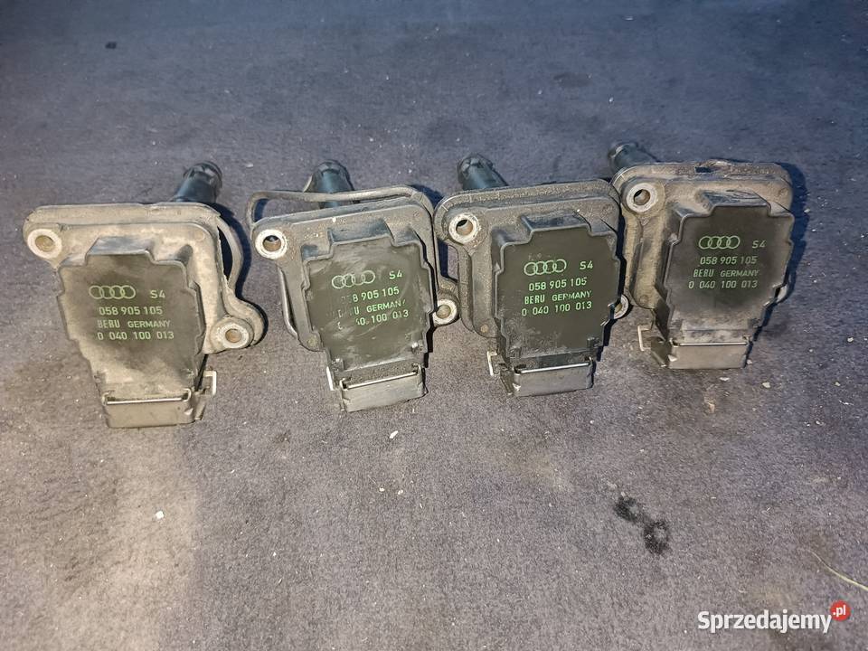 Cewki Zapłonowe 4 Komplet 058 905 105 18t Audi Myszków