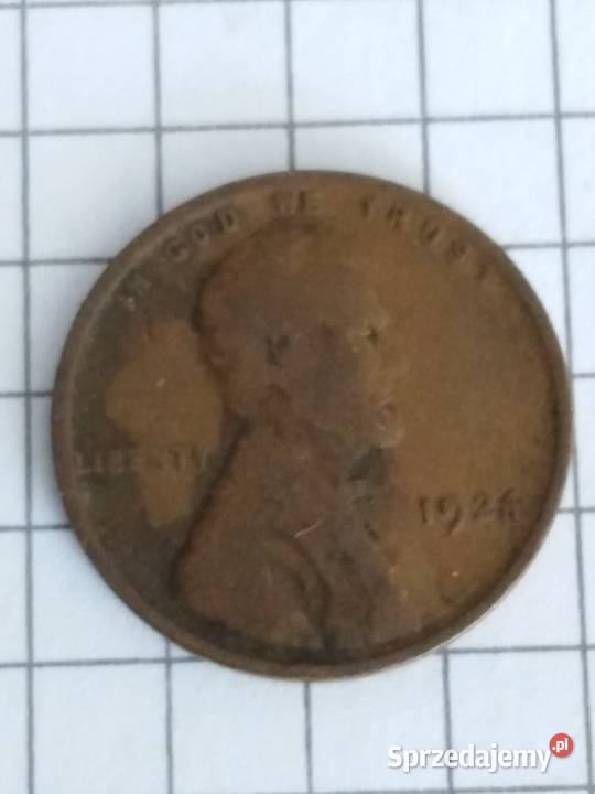 Moneta 1 cent usa Lincoln 1924 Żary sprzedam