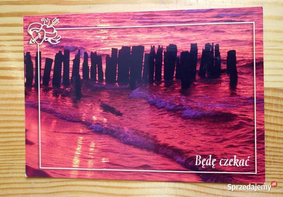 Zachód słońca brzegiem Morza Bałtyckiego Piszczac