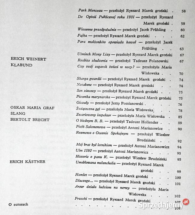 Przedstawiamy humor niemiecki Gerhard Branstner Chełm