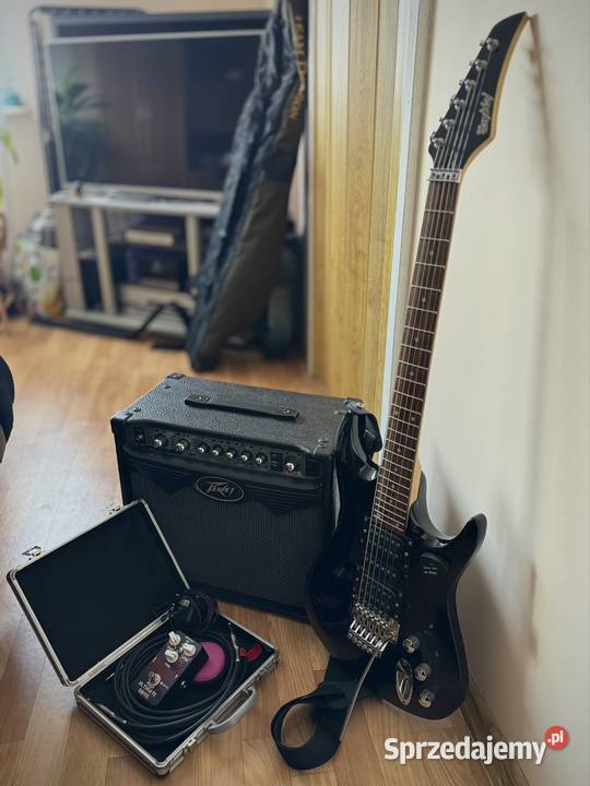 Gitara elektryczna zestaw elektryczna Gitary i akcesoria Sosnowiec sprzedam