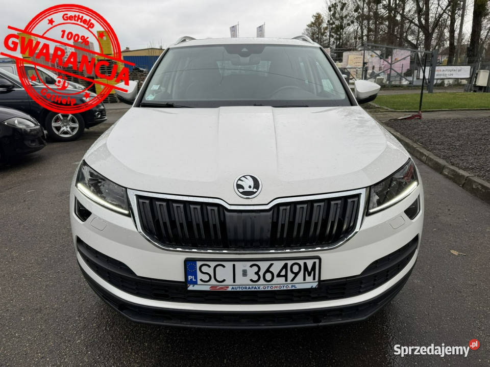 koda Karoq Klimatronic 2x Hak CarPlayAndroidAuto ogranicznik prędkości Cieszyn