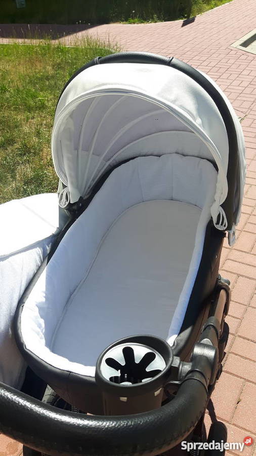 Wózek Adamex Barletta Deluxe Ekoskóra 2w1 Zielona Góra