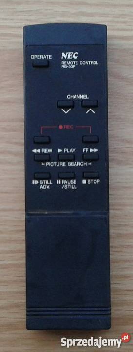 Pilot NEC Remote Control RB-53P Originał
