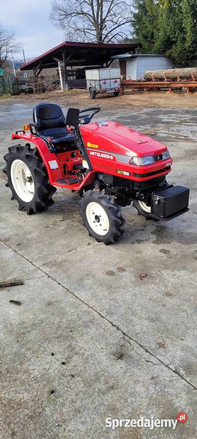 Traktorek Mitsubishi MT155 glebogryzarka Golcowa