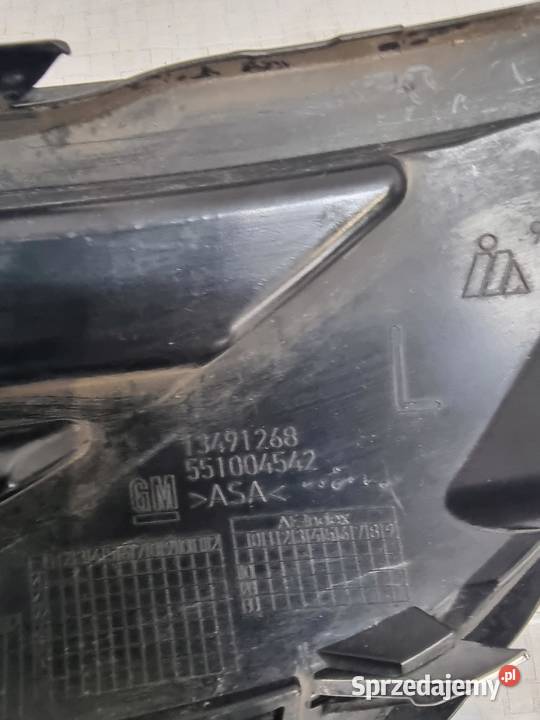OPEL INSIGNIA B KRATKA ZDERZAKA LEWY PRZOD